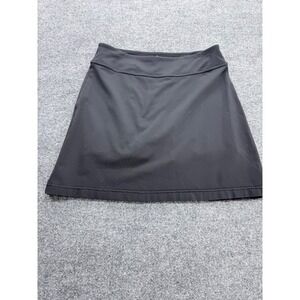 Athleta Black Athletic Skort Women Small Side Zip Pocket Tennis Golf Skirt
